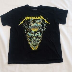 Metallica Black Graphic T-Shirt Size Large